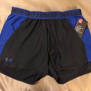 NWT UA Heat Gear Shorts with Pockets